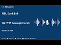 RBL Bank Ltd Q2 FY2024-25 Earnings Conference Call