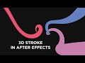 After Effects Tutorials : Advanced Stroke Techniques | 3D Stroke with Trapcode | After Effect Basic
