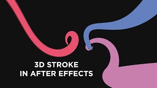 After Effects Tutorials : Advanced Stroke Techniques | 3D Stroke with Trapcode | After Effect Basic