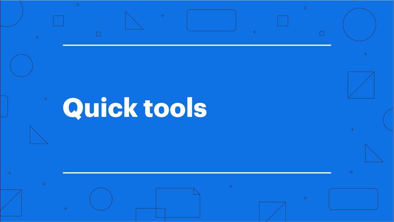 Quick Tools Youtube