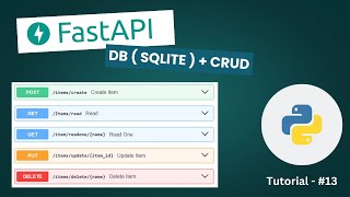FastAPI with DB ( SQLite ) | CRUD | Tamil