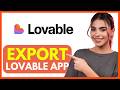 How to Export Lovable App Code to GitHub (Step-by-Step 2026)