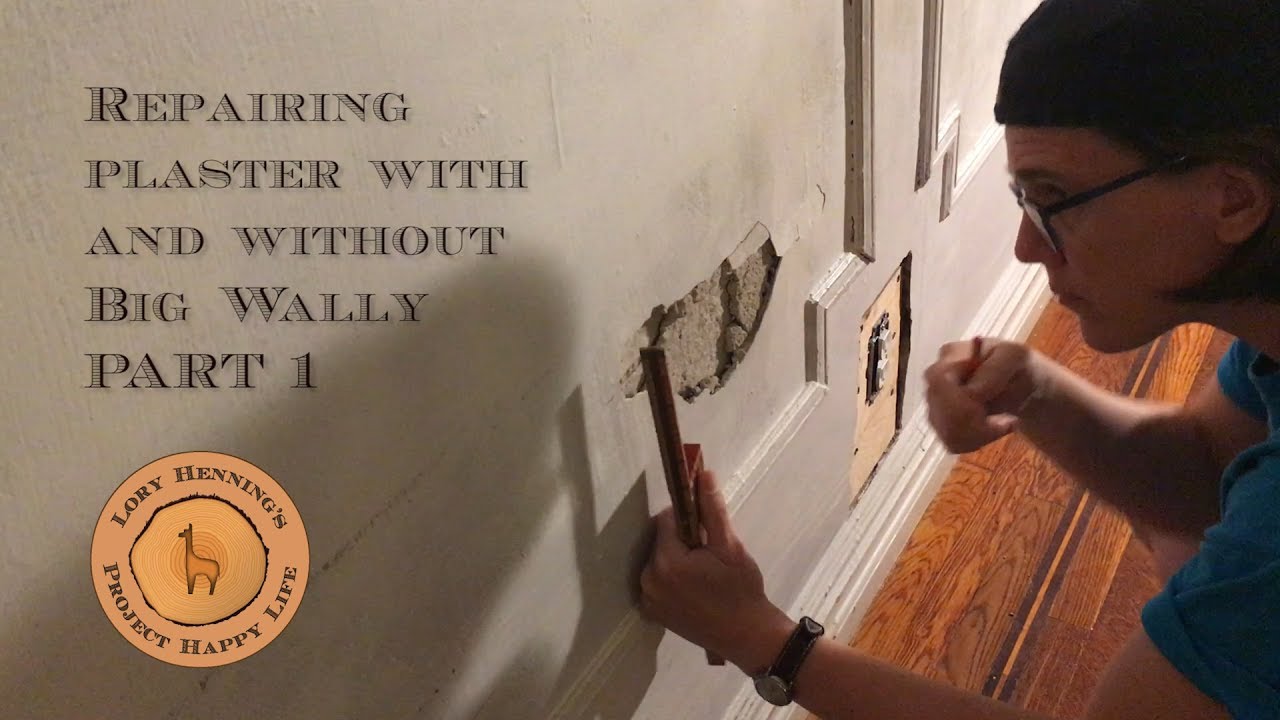 Plaster Repair! Two Methods To Fix Plaster And Lath - Part 1 - YouTube