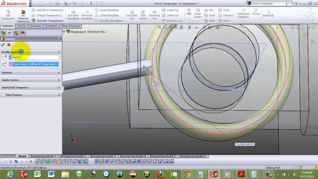 Creating Dynamic Rope Solidworks Tutorial Youtube