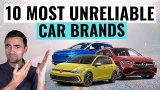 Top 10 MOST Unreliable Car Brands For 2023 You Must Avoid Buying