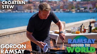 Gordon Ramsay Cooks Up a Croatian Stew in Under 15 Minutes | Ramsay Around the W