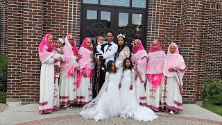 Eritrean Wedding bilen music Andemariam and Feben in calgary stage covered by Temano(Sherifa)