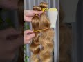 Color #27 Human Hair Bundles Body Wave 18 20 Wavy Hair Weft Extensions #wholesale #hairfactory