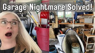 Ultimate Garage Makeover Reveal! 10 Easy Steps to Conquer the Chaos! #organizati