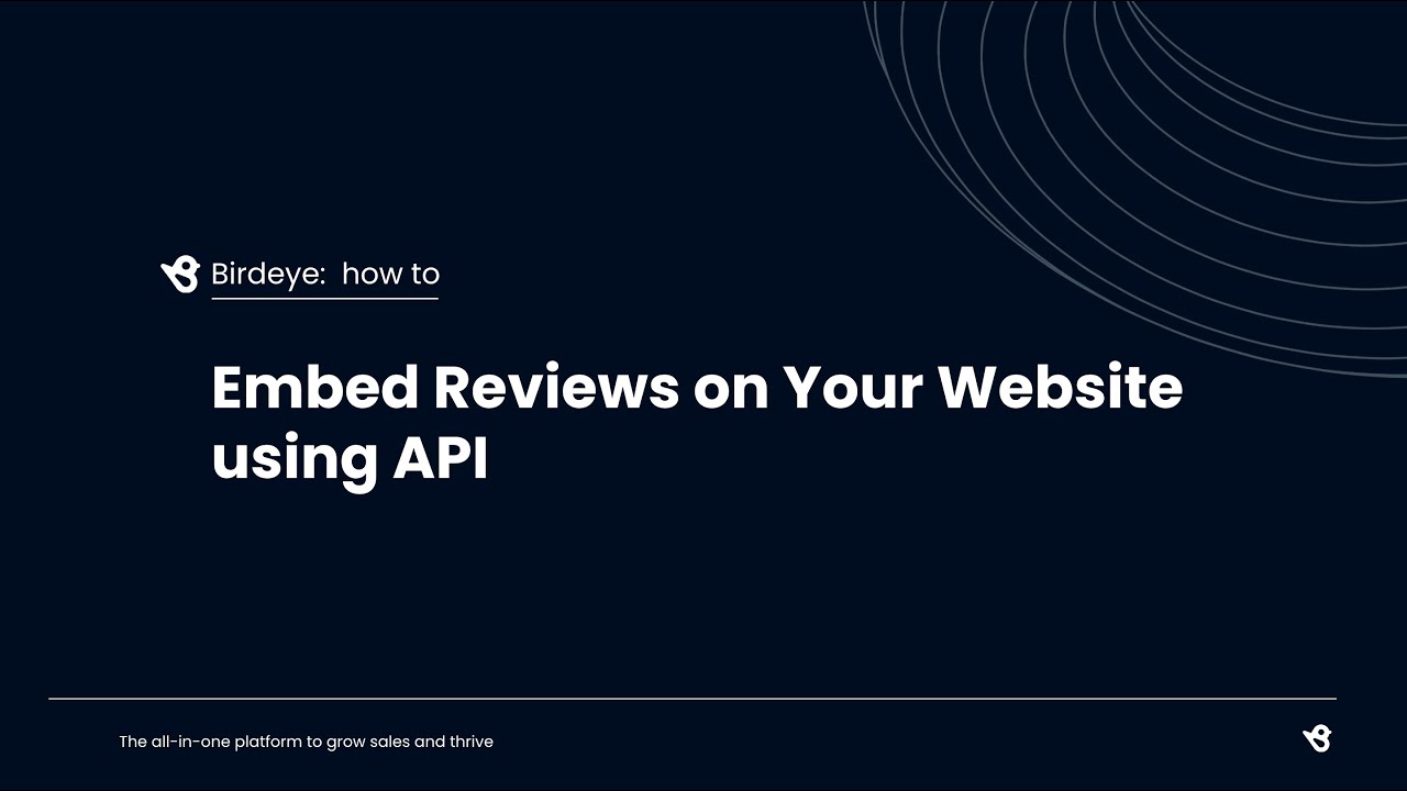 Embed Reviews Using Api Youtube