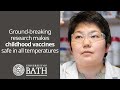 Ground-breaking research makes childhood vaccines safe in all temperatures