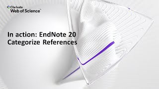 In action: EndNote 20 (Windows) Categorize References