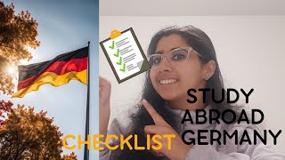 My Study Abroad Journey 🇩🇪🇩🇪✈️✈️ ||Checklist||Important Tips  ||Study Abroad Germany 🇩🇪