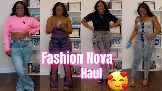 FASHION NOVA TRY ON HAUL | DENIM SETS &  JEANS | CURVY GIRL FRIENDLY