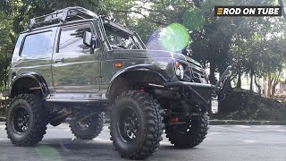 SUZUKI JIMNY SJ50 เพลากว้างสเป็คซามูไร แปลงหน้าเป็นโฉมสปอร์ตมายด์ หล่อแบบคลีนๆ - Rod On Tube