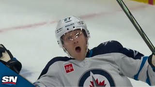 Jets' Nikolaj Ehlers Snipes Goal From Sharp Angle To End Scoring Drought