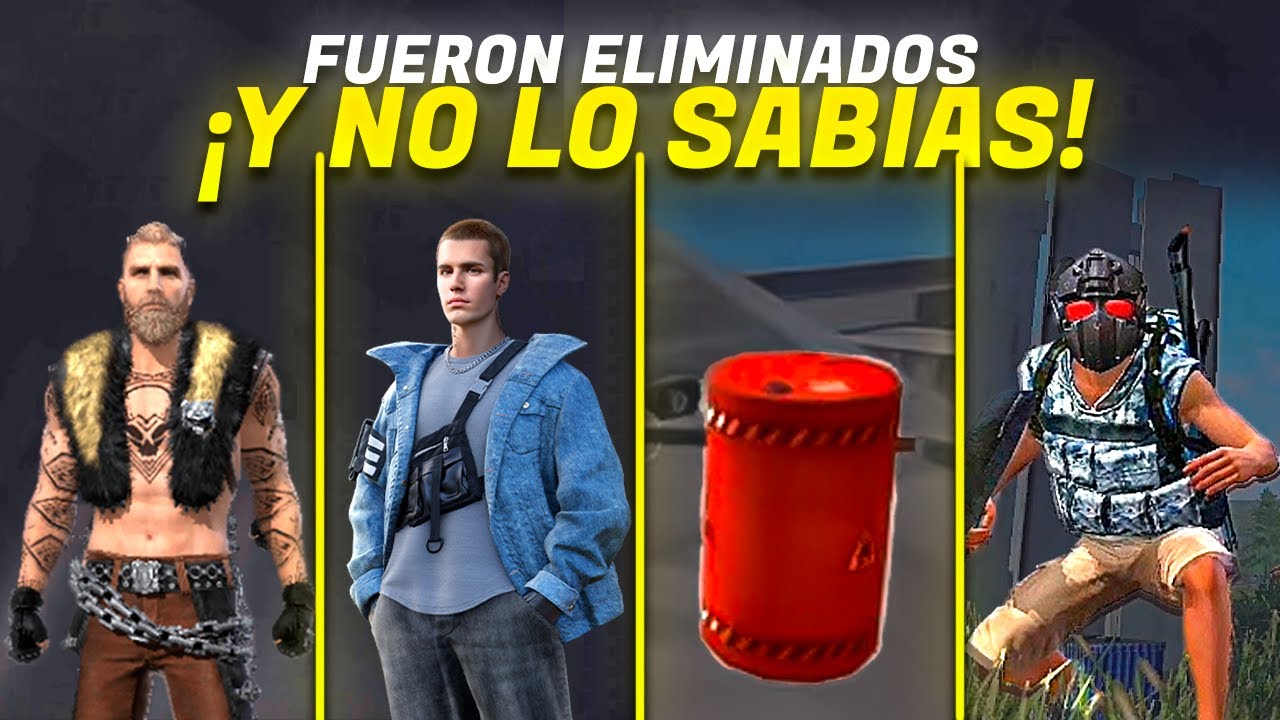 TOP 10 COSAS QUE FUERON ELIMINADAS DE FREE FIRE Y NO TE DISTE CUENTA ...