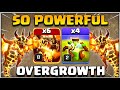 Super Dragon + Overgrowth Spell = So Powerful!! TH13 Attack Strategy