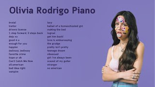 Olivia Rodrigo Piano - 2 hours of calming piano covers of every Olivia Rodrigo song