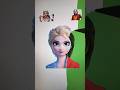 I turned Queen Elsa into Joker and Harley Quinn and result is so cool | #shorts #barbie #disney