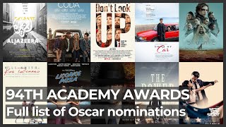 Academy Awards 2022: full list of Oscar nominations