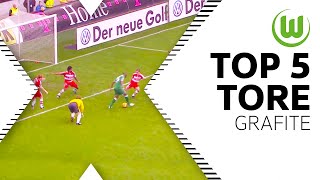 Top 5 Tore - Grafite (inkl. Tor des Jahres vs. Bayern München) | VfL Wolfsburg