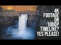 Why You Should be Editing 4k Footage on a 1080p Timeline | Premiere Pro Beginner Tutorial