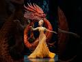 Woman Transforms into Fiery Dragon on Stage #AmericaGotTalent, #Magic