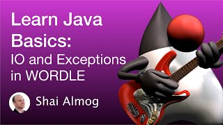 Java Basics - IO & Exceptions in WORDLE | Learn to code, Java Course