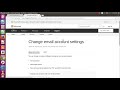 Quick steps to change hotmail account settings