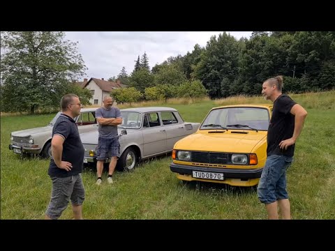 Lovíme Škodovky Simca, Škoda 100, Škoda 105s Dvůr Králové