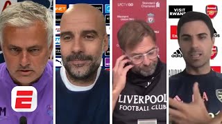 'DISGRACEFUL and DISASTER!' Mourinho, Klopp, Pep and Arteta react to Man City appeal win | ESPN FC