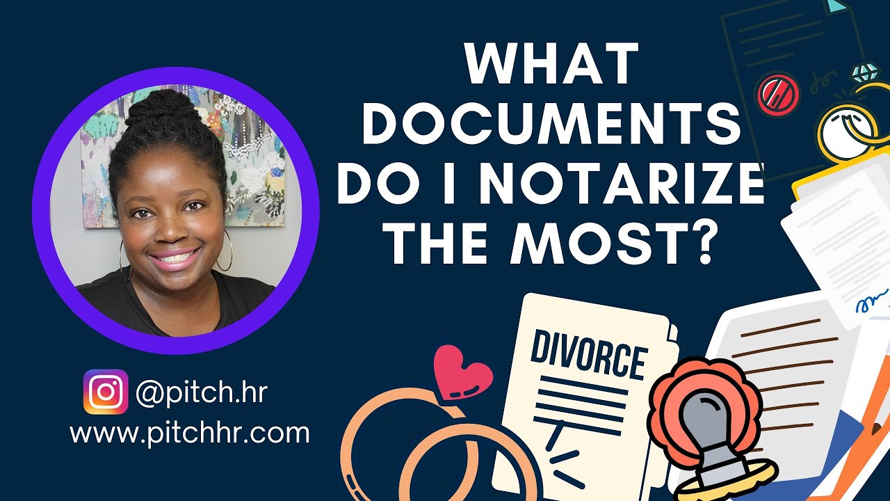 What Documents Do I Notarize The Most Common Notarizations General