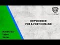 HOW TO configure pre and post commands in NetWorker