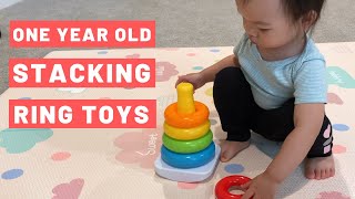 Baby Stacking Ring Toys | Playing with Fisher-Price Rack-a-Stack Stacking Ring Toy | Full Video