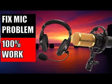 How To Fix Microphone Audio - Microphone Not Working in Windows 7/8/10 How To Fix Microphone Audio - Microphone Not Working in Windows 7/8/10