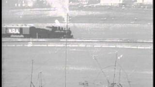 HEAD ON TRAIN WRECK!!!! Staged Wreck from 1930's.
