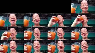 Bald Guy Drinks Orange Juice Meme but It SYNCS UP [reverse]