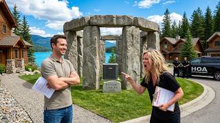 HOA Demanded I Hide My AC Unit, So I Built a 20-Foot-Tall Replica of Stonehenge Around It!