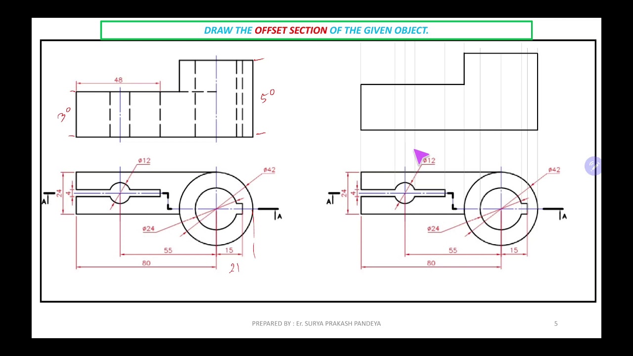 Rules Of Sectioning In Engineering Drawing