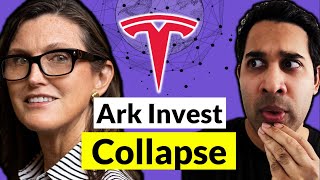 Tesla Stock Is Collapsing ARK Invest ETFs 🔥 Cathie Wood’s TSLA Downfall