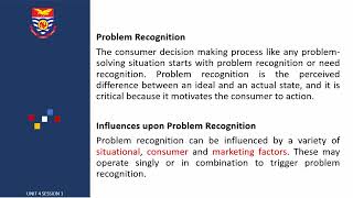 Consumer Behaviour Unit 4 Session 1