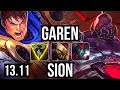 GAREN vs SION (TOP) | 12/5/15 | KR Master | 13.11