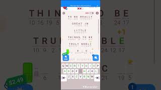 Cryptogram letters and Numbers Level 62