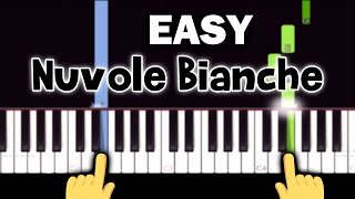 Ludovico Einaudi - Nuvole Bianche - EASY Piano tutorial