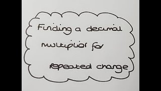 Decimal multipliers for repeated change