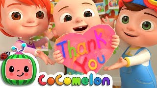 Thank You Song CoComelon Nursery Rhymes Kids Songs