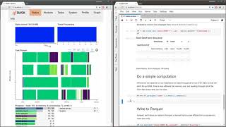 Dask dataframes data access