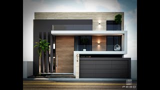 LUXURY HOUSE C15 | ARCHITECTURAL DESIGN | TRUJILLO / PERÚ  |  PLOT LAND 13 X 24m