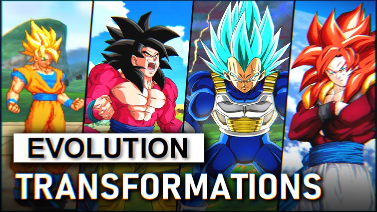 Evolution Of Super Saiyan Transformations (1993-2020) - YouTube